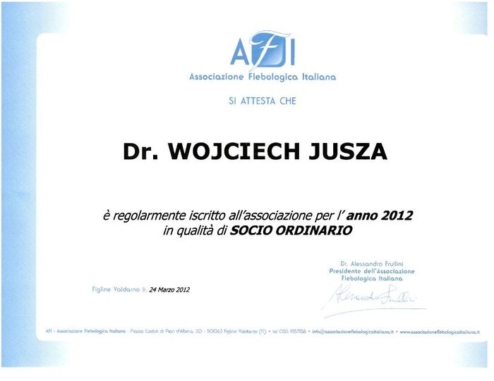 Associazione Flebologica Italiana 2012