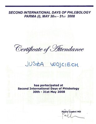 Second International Days of Phlebology, Parma 2008